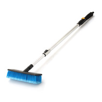 Telescopic long rod car brush 1 1 m water spray car brush automatic extension car wash tool water brush