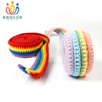 Waldorf Life Pavilion Handmade Game Wool Rainbow Woven Home Decoration Childrens Toys Snail Roll