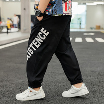 Ji sheep in the summer of 2021 New Fat Boys sports and leisure ankle-length pants fattening to increase the large children thin pants