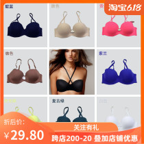 80D85C Exit France 100 Wearing White Glossy glossy bra Removable Without Shoulder Strap Big Code Foreign Trade Underwear