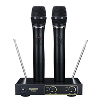 Takstar Wins TS-3360 Wireless Microphone Karok Home Singing K Song One Drag Two Microphones