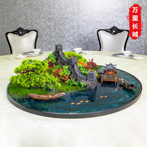 Hotel table large round table decoration creative decorative flower table flower fake flower simulation flower dried flower decoration desktop flower arrangement