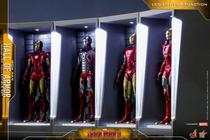 HOTTOYS HT 12cm MMSC005-011 Iron Man 3 Gnar library contains 7 dolls in stock