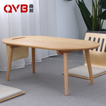 Tatami coffee table Bay window table Kang table Japanese balcony Solid wood tatami table Low table Small coffee table Low table