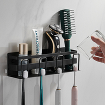304 stainless steel toothbrush rack no hole mouthwash Cup brush Cup toilet wall mounted storage box set