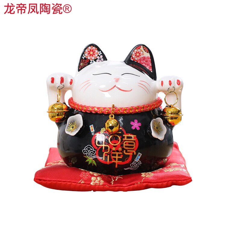Eight-year-old store new product impulse ceramic palace lucky cat savings piggy bank shop home gift children's gift