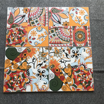 Indian donka art flower brick 300x300mm matt anti slip personality mixed puzzle tile tooling ground tile