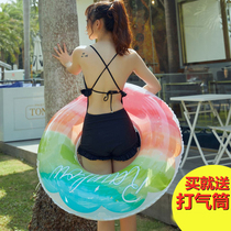 Tennis Red Swimming Ring Ins Water Park Beach Students Children High Face Value Beach Water Bubble Circle Adults