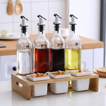 Ceramic seasoning case suit Home Kitchen Glass Oil Bottle Composition Suit Sauce Vinegar Jug Seasoning Bottle Sauce Bottle salt jar