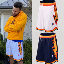 Summer new style basketball pants sports shorts thin style basketball 50% pants lightning sports pants loose big code casual mid-pants