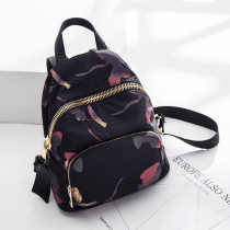 If Wind Double Shoulder Bag Woman Fashion Han Edition Tide Woman Big Capacity Oxford Cloth Double Shoulder Backpack 2020 New Tide Small Backpack Woman
