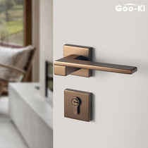 Geocchi rectangular Nordic modern simple minimalist door door door door door lock magnetic attraction room door lock