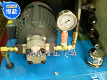 High pressure gear pump hydraulic system high-pressure oil pressure station hydraulic station oil pump motor 3HP HGP2A-60L