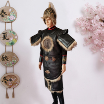 Ancient costume armor Hu people Xiongnu costumes Yuan dynasty Mongolian generals soldiers armored soldiers small generals Y shirt costumes