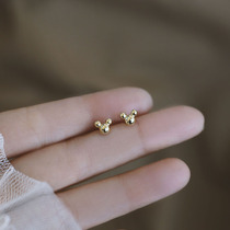 Silver Moto Home s925 Pure Silver Gilded Ear Nail 2021 New Wave Advanced Sensual Refinement Brief Retro Earrings Earrings