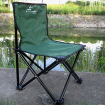 Large portable folding chair fishing stool camping field backrest Mazza folding stool outdoor supplies fishing chair