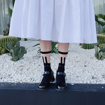 LET ME SEE Japanese cute Mary Jane Crystal stockings women thin sweet short socks socks womens tide