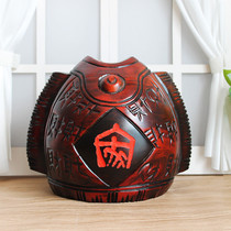 Chinese wooden ornaments home accessories desktop can be available piggy bank new Chinese household living room piggy bank