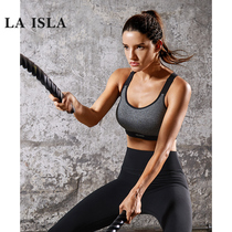 Jin Tang professional sports underwear womens running shockproof gathered shape bra large chest large size vest fitness bra