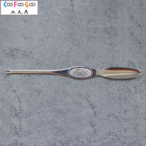 C- 6958 stainless steel crab spoon Japan imported eating crab tools hairy crab fork crab needle crab spoon