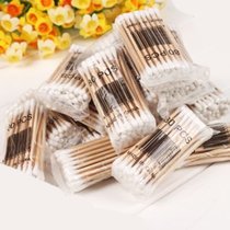 (30) Multi-purpose wooden sticks double-headed sanitary cotton swabs sterile cotton sticks