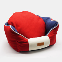 Kennel ins Wind winter warm small dog dog dog bed removable and washable House mat cat den Teddy pet cat den