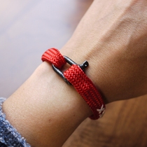 Regular Dutch Pig and Hen sharp simon woven couple boat rope bracelet 20 autumn and winter New
