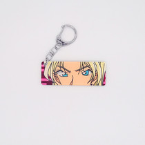 Detective Conan Black Organizing Gin Shirley Bellmour eyes double-sided acrylic keychain pendant