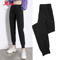 Special step sweatpants womens summer 2021 spring new pants loose toe casual pants slim black womens pants