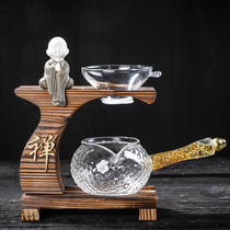 Creative Zen wooden frame lazy tea leak public Cup set filter tea ware kung fu tea set accessories making tea