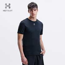 HOTSUIT short sleeve T-shirt mens sweat-sucking clothes summer sweat sports running fitness