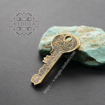 Retro 1933 Chicago World Expo Memorial Brass Lucky Key Reproduced Old GOODLUCK Good Luck Key