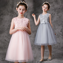Childrens Day performance costume kindergarten dance dress girl princess dress primary school student recitation chorus performance suit