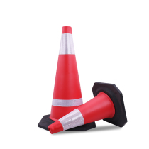  Rubber road cone cone warning sign Sign Road cone ice cream cone Traffic reflective cone round red