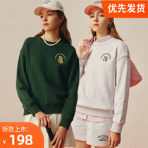 2022 Spring new cartoon embroidered Korean version loose with small bear round collar cover headwear womens clothing TTMA226305H