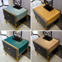 Bed head cabinet cover cloth light extravagant modern minimalist pure color New Chinese cockpit lid cloth cover fridge dust cover air conditioning hood bucket
