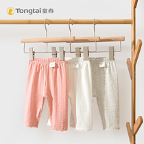 Child Tai Summer Baby hit bottom pants 1-4-year-old girls thin 7-pants female baby out for 100 hitch casual pants