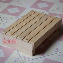 New anti-skid frame anti-corrosion pad step bathroom foot pedal increase pedal multi-purpose pad foot solid wood stool wood kitchen