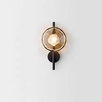 Modern minimalist Profiled Glass Wall Lamp Nordic Living Room Background Wall Lamp Bedroom Bookroom Decoration Creative Wall Lamp