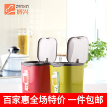 Revitalising Pressing Desktop Trash Cans Mini Book Desk Trash Can Flip Plastic Wastebasket Debris containing casks