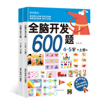 Whole brain development 3-6-year-600 600-year-old 2-3-4-5-6-7-year-old baby sticker logical thinking training puzzle toy