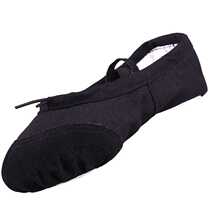 Ai Ge boy dance shoes soft-soled ballet shoes practice shoes boy shape shoes mens black two-soled cat