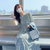 2022 New snow spinning a character Broken Flowers Tandem Dress Children Summer Design Sensation Small Crowdflower First Love Long Dress