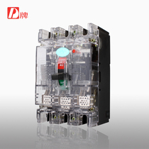 D brand three-phase three-wire CM1 2501 3300 225A Molded Case Circuit breaker 3p Air switch transparent