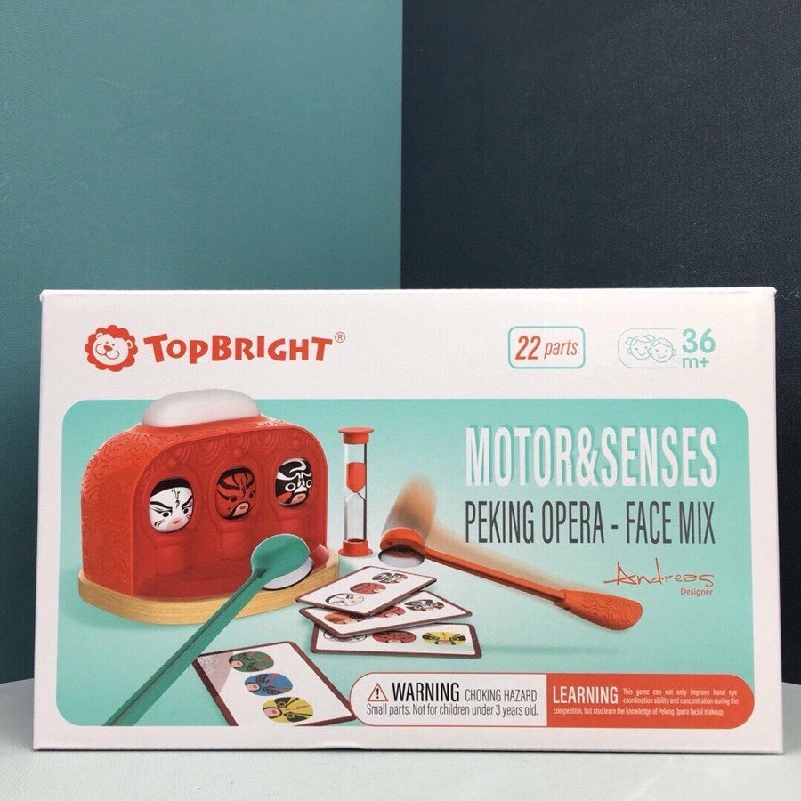 Te Baoer's face changing to find a map, logical thinking board game, focus training, Peking Opera, facial makeup, pat and music educational toys