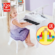 Hape30 key children's electronic piano can play the 2-year-old 3-year-old baby toy music girl puzzle early teaching wood