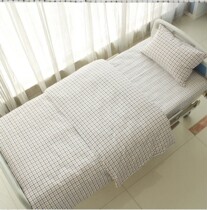 Hospital ward bed sheet duvet cover three-piece medical quilt cover pillowcase Nursing home clinic nursing home three-piece bed