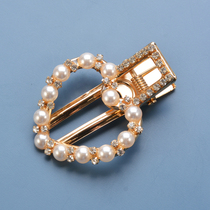 2021 New Girl clip headgear Net Red Pearl hairclip female Korean bbclip ins clip clip hair female