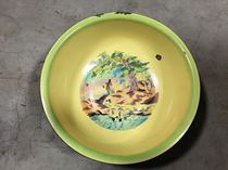  Enamel basin characters have knock-on pictures second-hand thrift nostalgic collection of film and television props