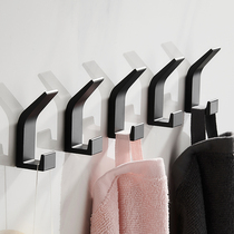 Punch-free single hook hat clothes small hook storage rack toilet bathroom hook hardware hook wall hanging